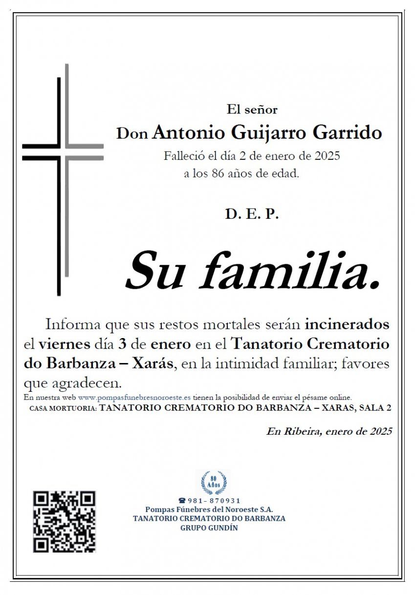 Guijarro Garrido, Antonio