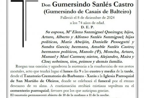 Gumersindo Sanlés Castro