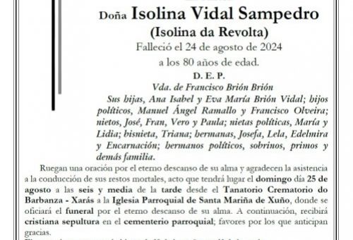 Isolina Vidal Sampedro