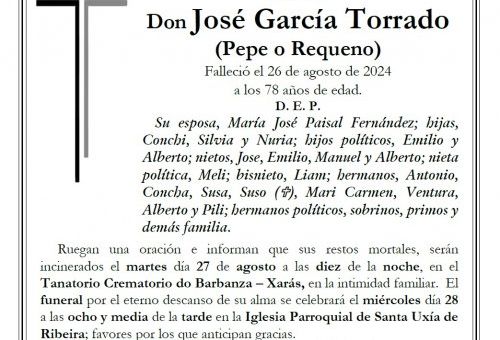 JOSÉ GARCÍA TORRADO