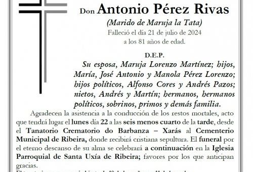 Pérez Rivas, Antonio