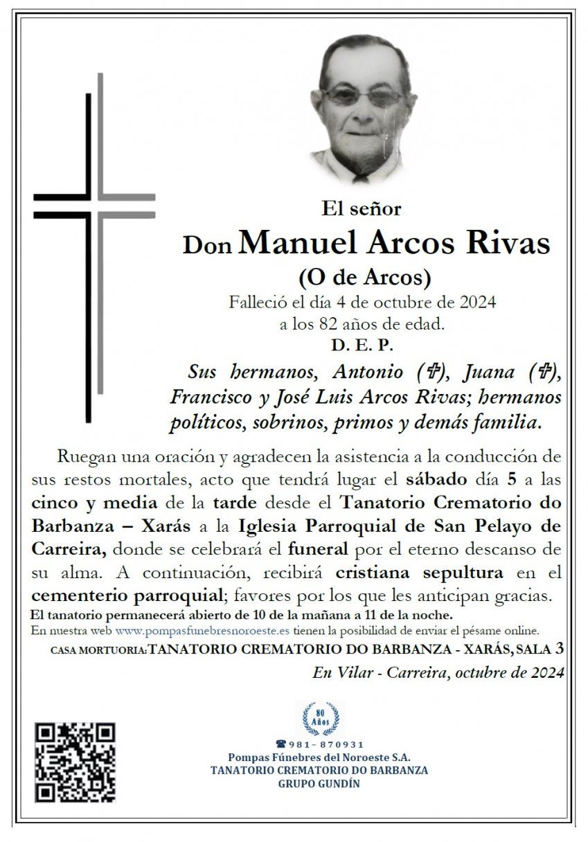 Arcos Rivas, Manuel