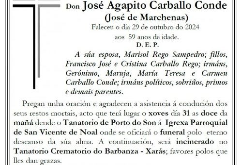 Carballo Conde, José Agapito