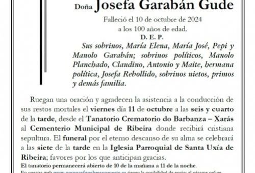 Garaban Gude, Josefa