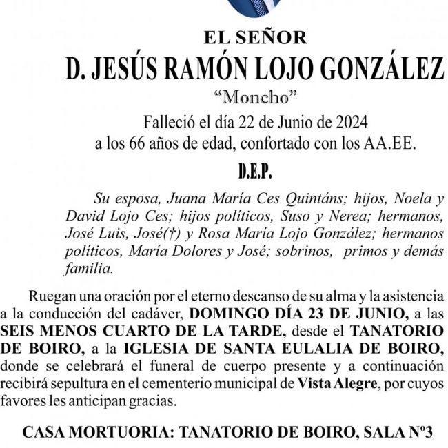 24 06 esquela Jesús Ramón Lojo Glez