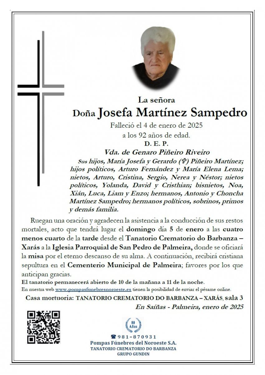 Martínez  Sampedro, Josefa