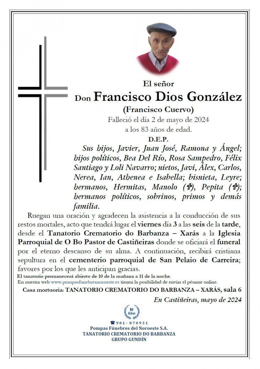 Dios González, Francisco