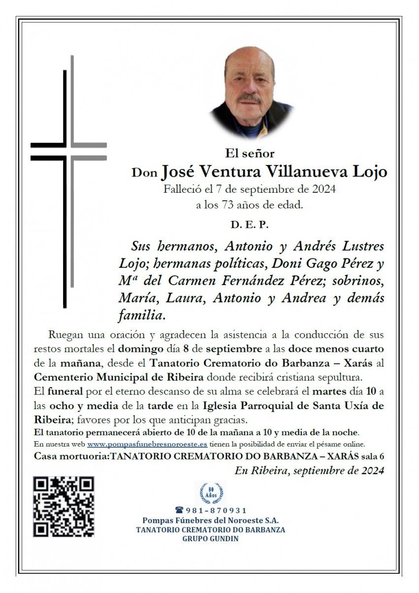 Villanueva Lojo, José Ventura