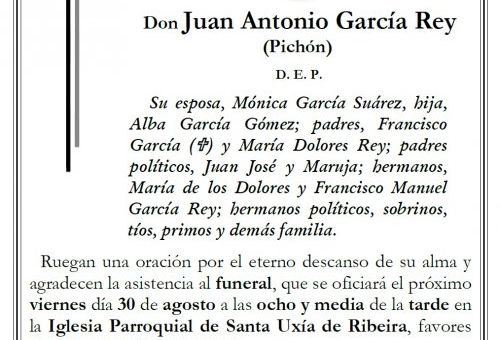 GARCIA REY, JUAN ANTONIO