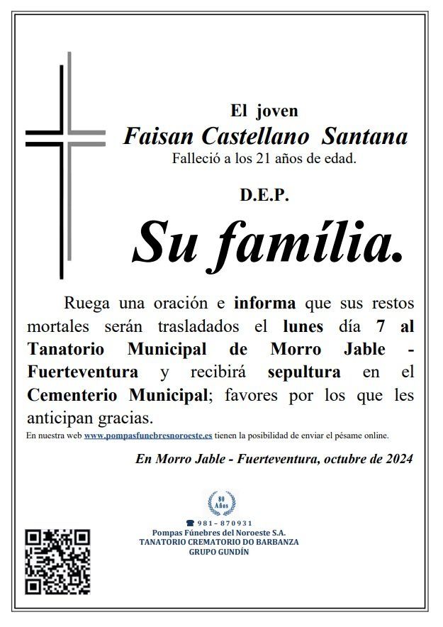 Castellano Santana, Faisan