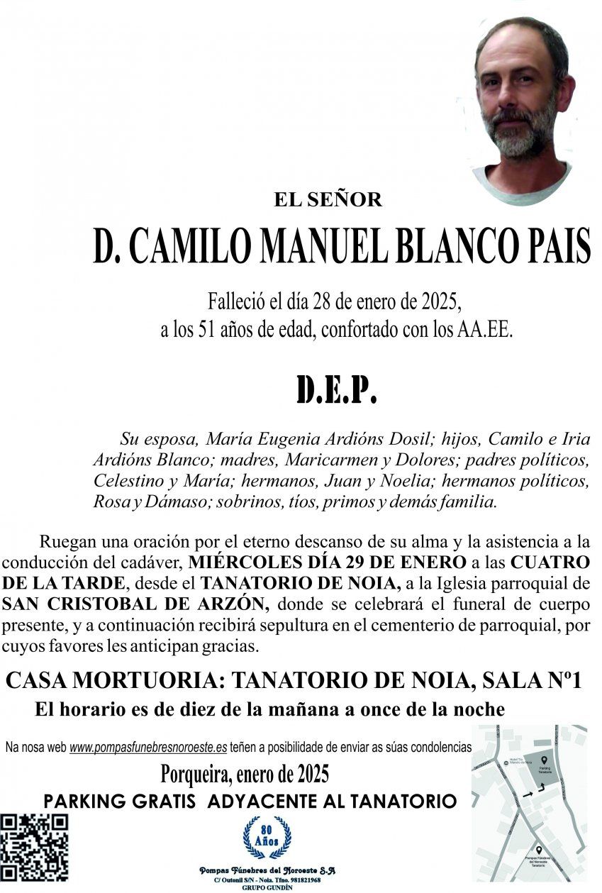 25Esquela Camilo Blanco Pais