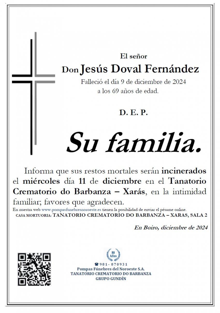 Doval Fernandez, Jesus