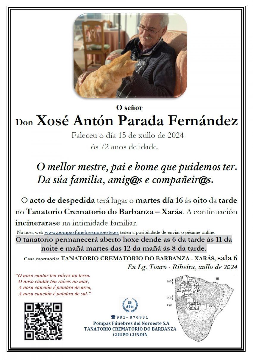 Parada Fernández, Xosé Ramón