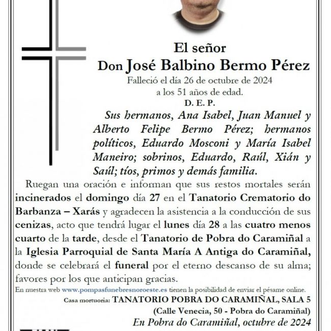 Bermo Perez, Jose Balbino