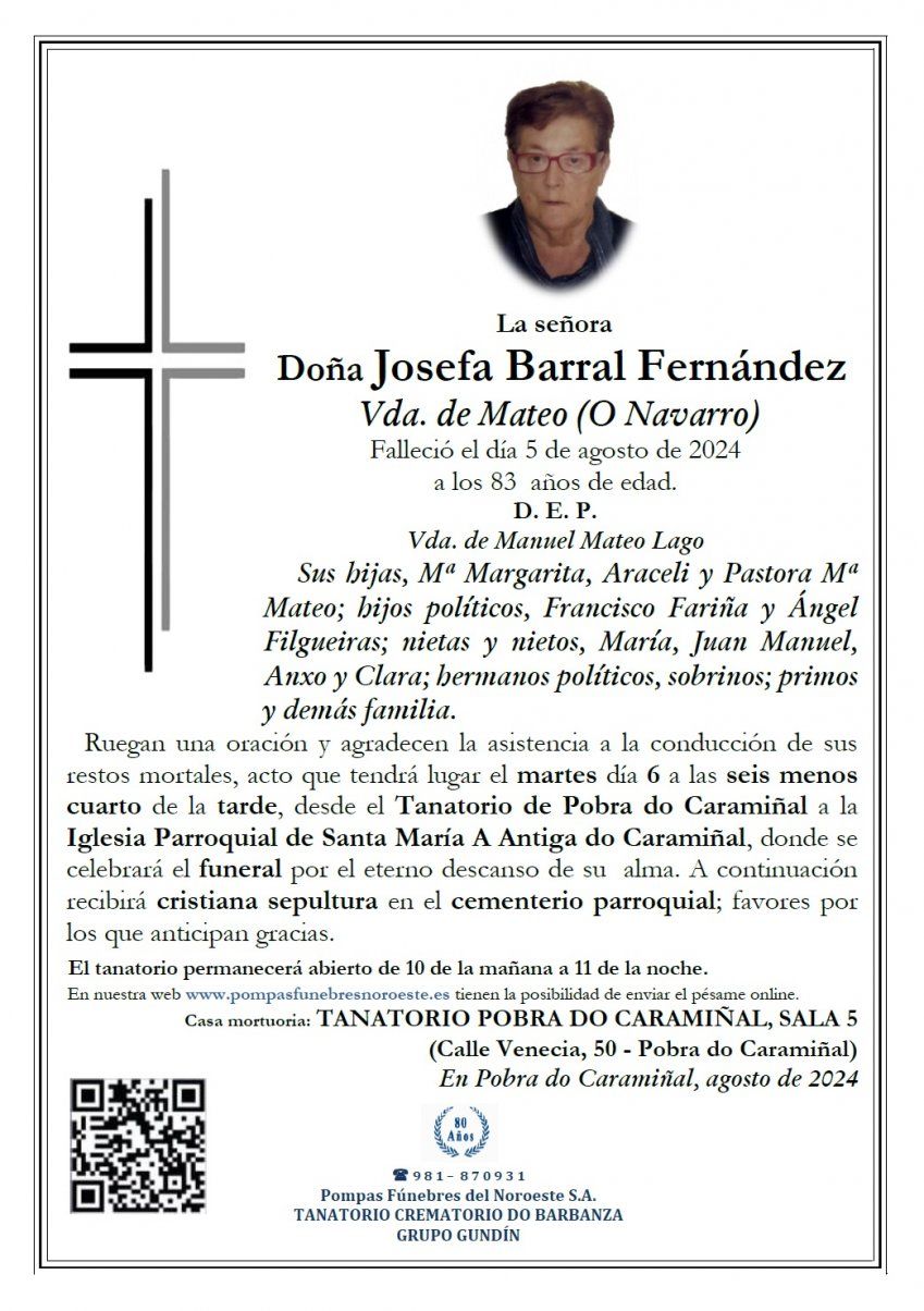 Barral Fernández, Josefa