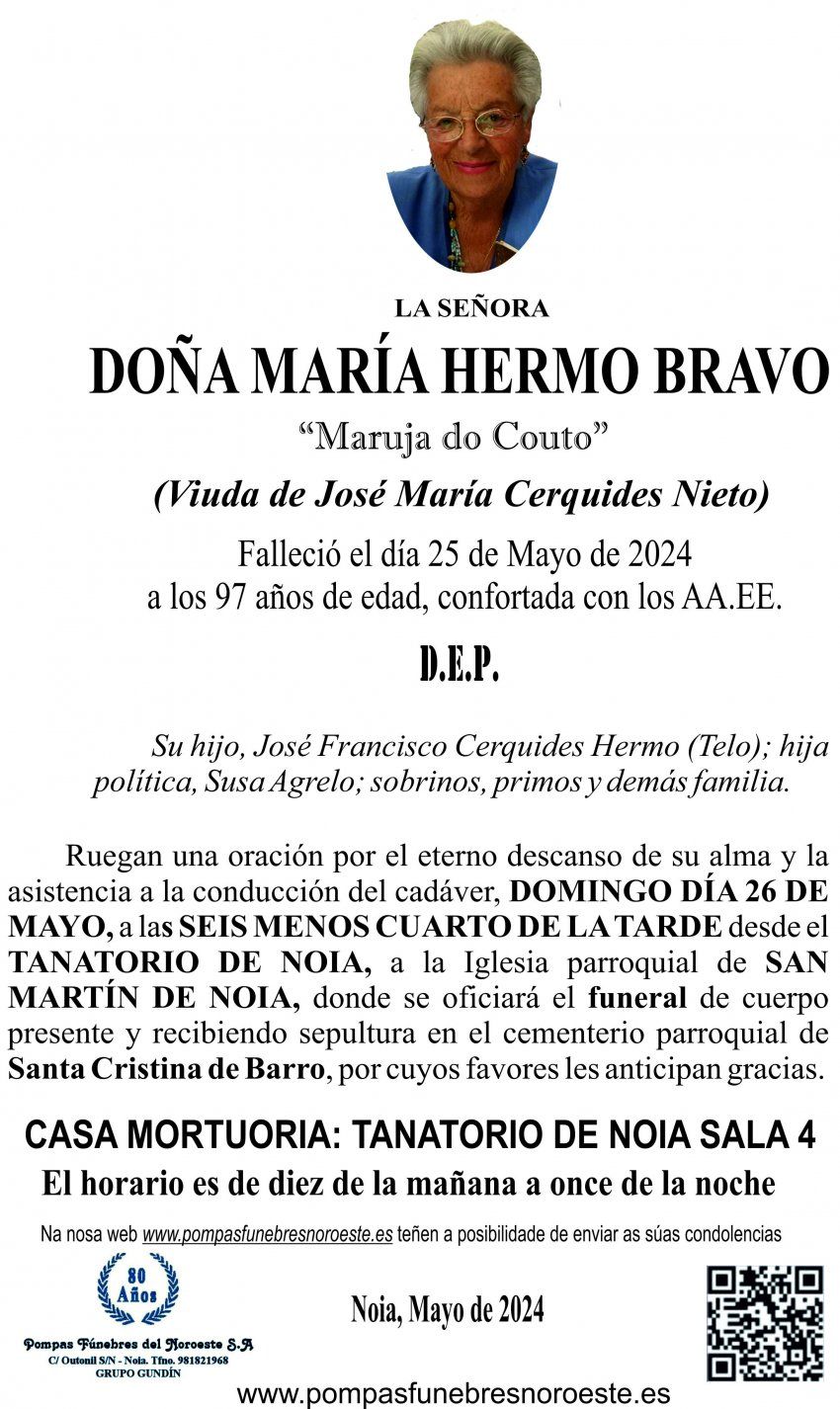 24 05 esquela María Hermo Bravo