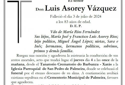 Asorey Vázquez, Luis