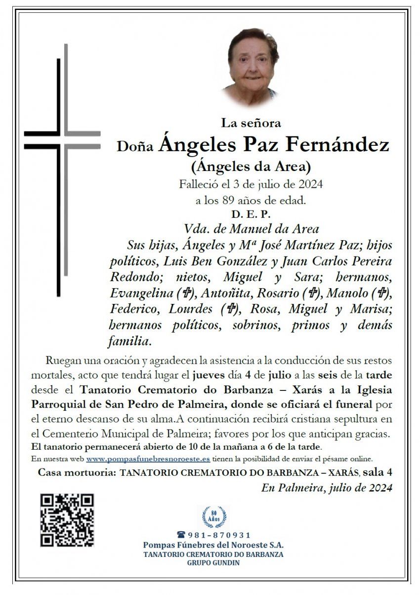 Paz Fernandez, Angeles