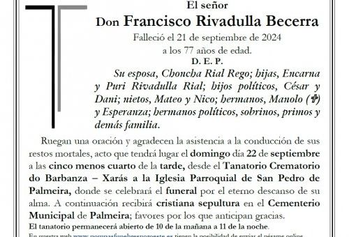 Rivadulla Becerra, Francisco