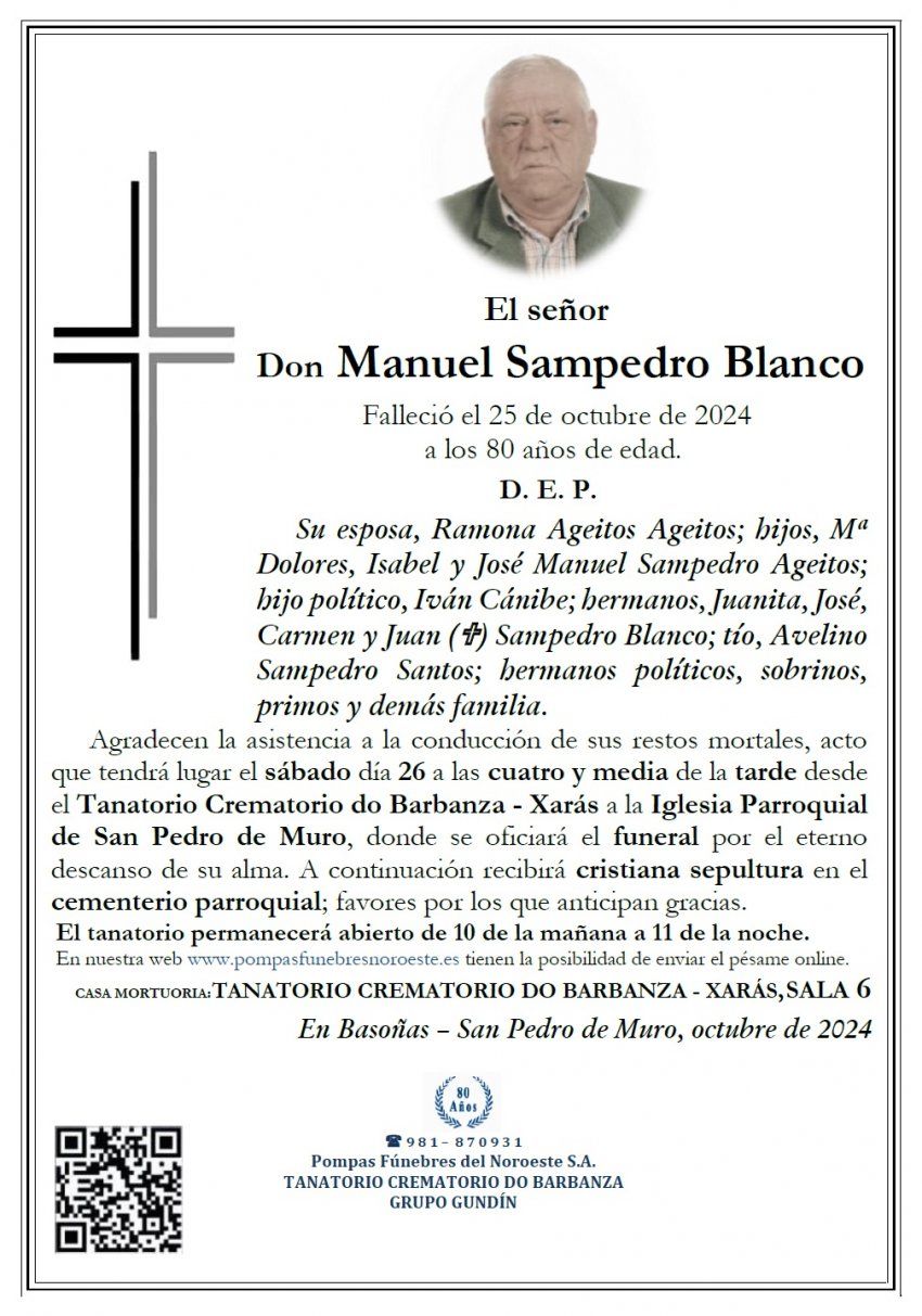 Sampedro Blanco, Manuel