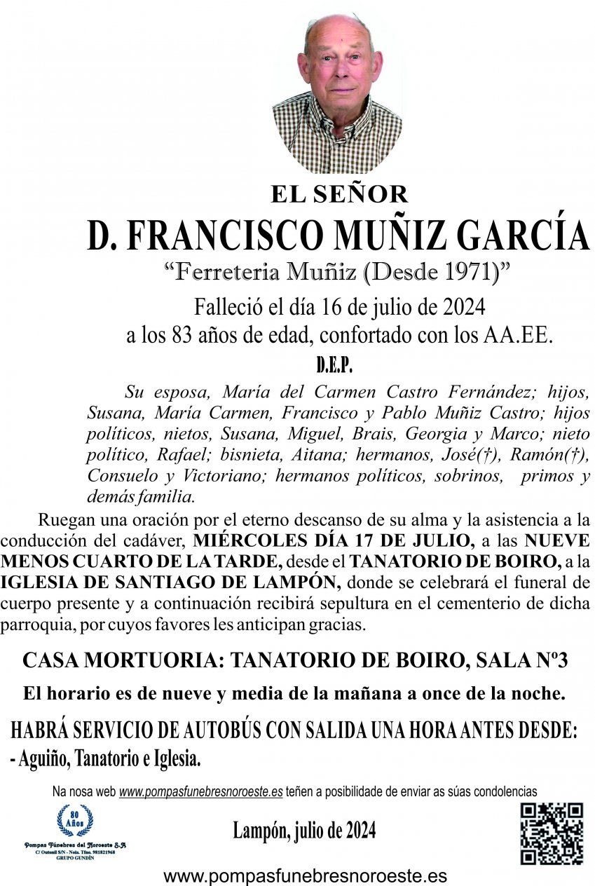 07 24 esquela Francisco Muñiz García