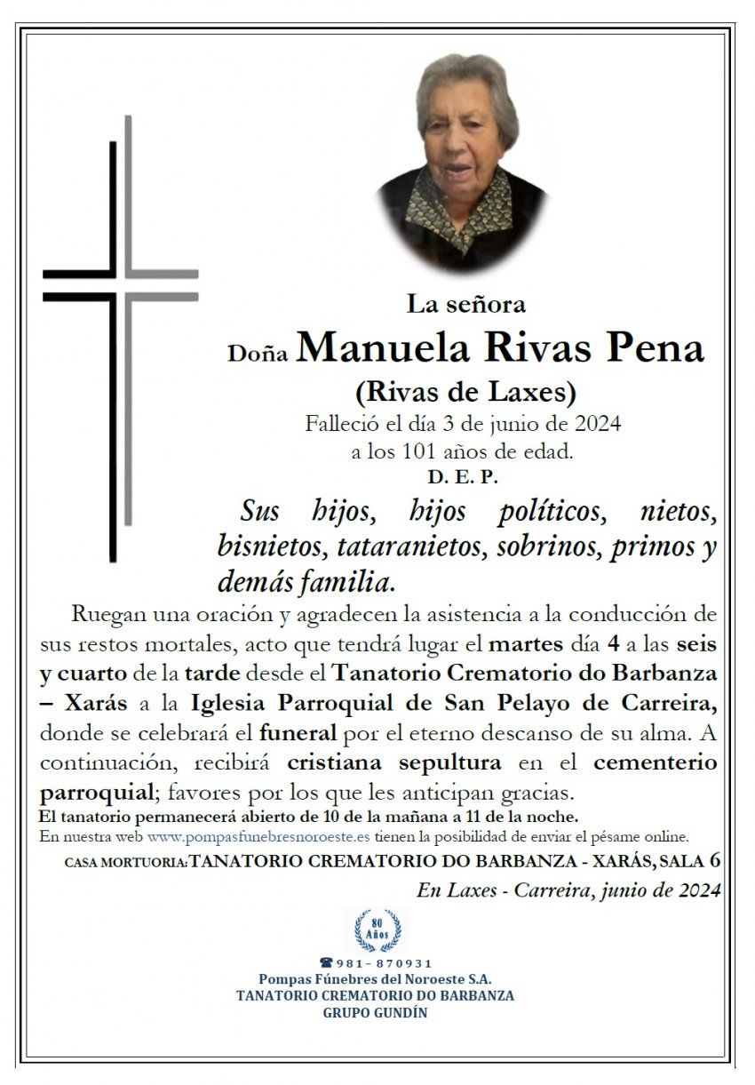Rivas Pena, Manuela
