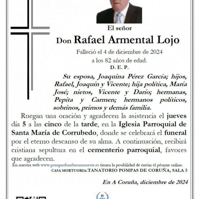 Armental Lojo, Rafael