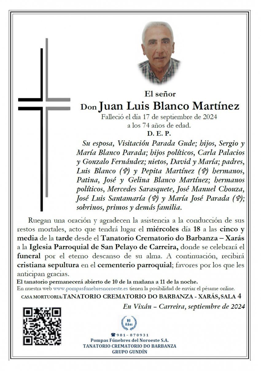 Blanco Martínez, Juan Luis