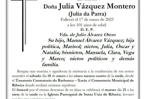 Vázquez Montero, Julia