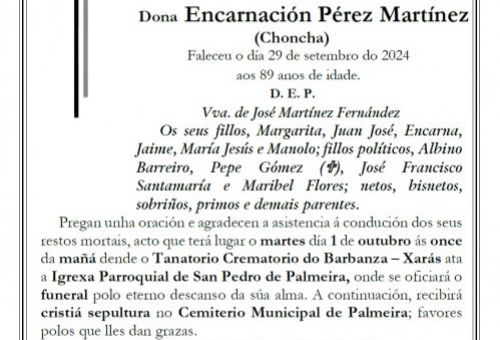 Pérez Martínez, Encarnación