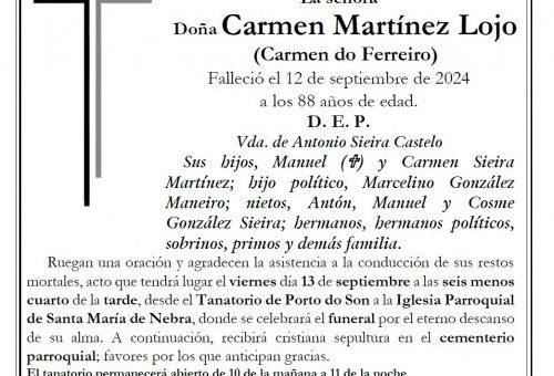 Martínez Lojo, Carmen