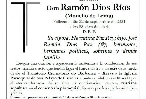 Dios Ríos, Ramón