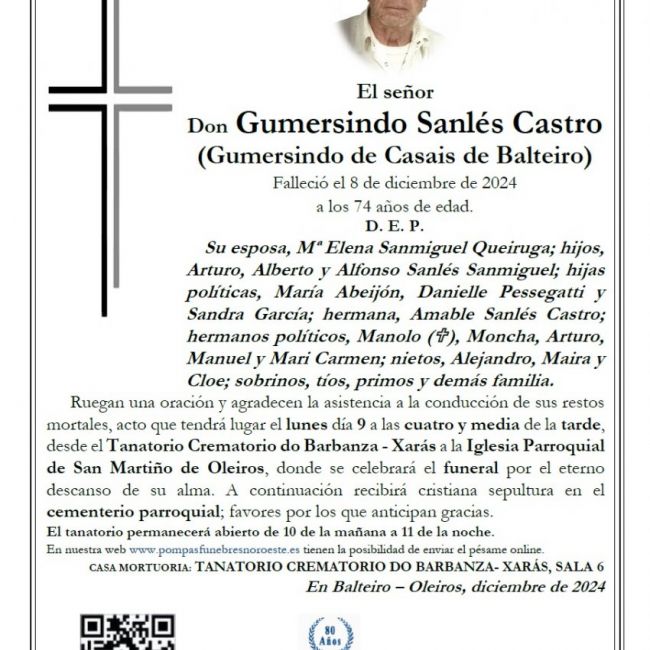 Gumersindo Sanlés Castro