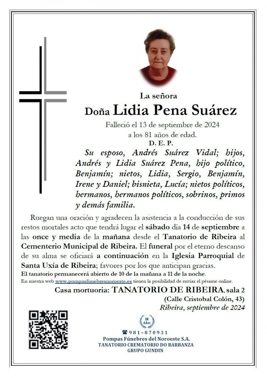 Pena Suárez, Lidia