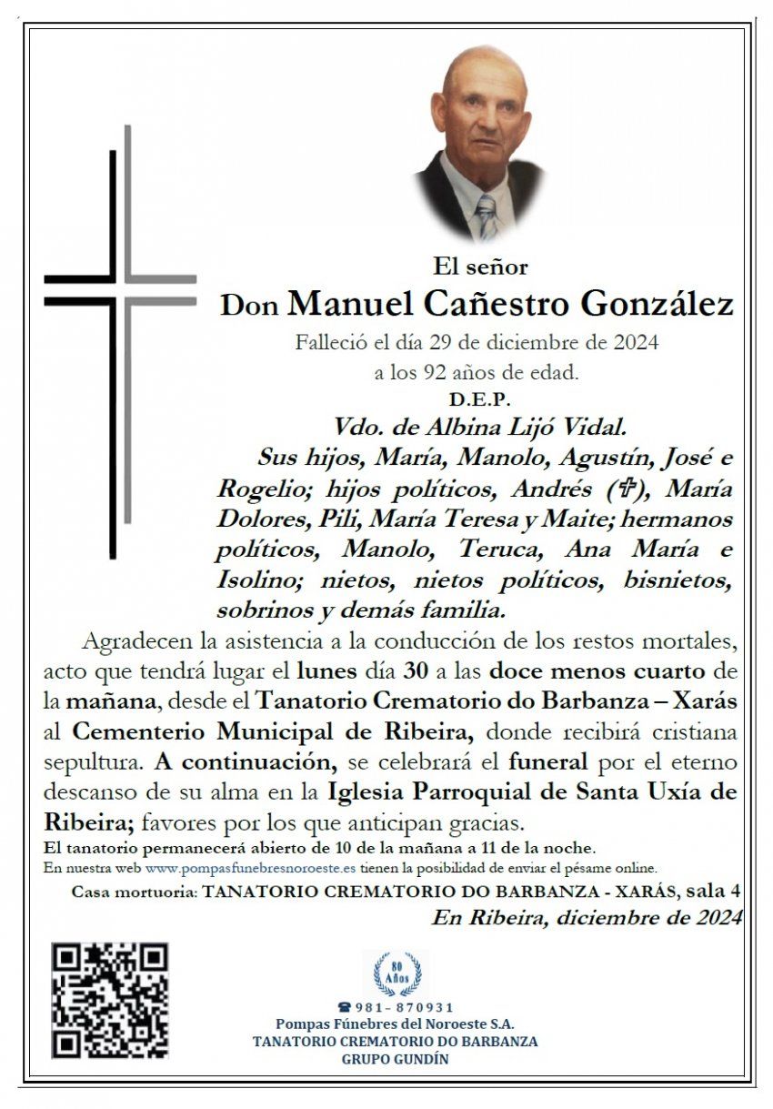 Cañestro Gonzalez, Manuel