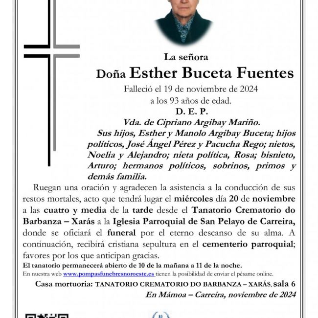 Tana Xarás Buceta Fuentes  Eshter