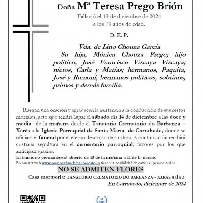 Prego Brión, Mª Teresa