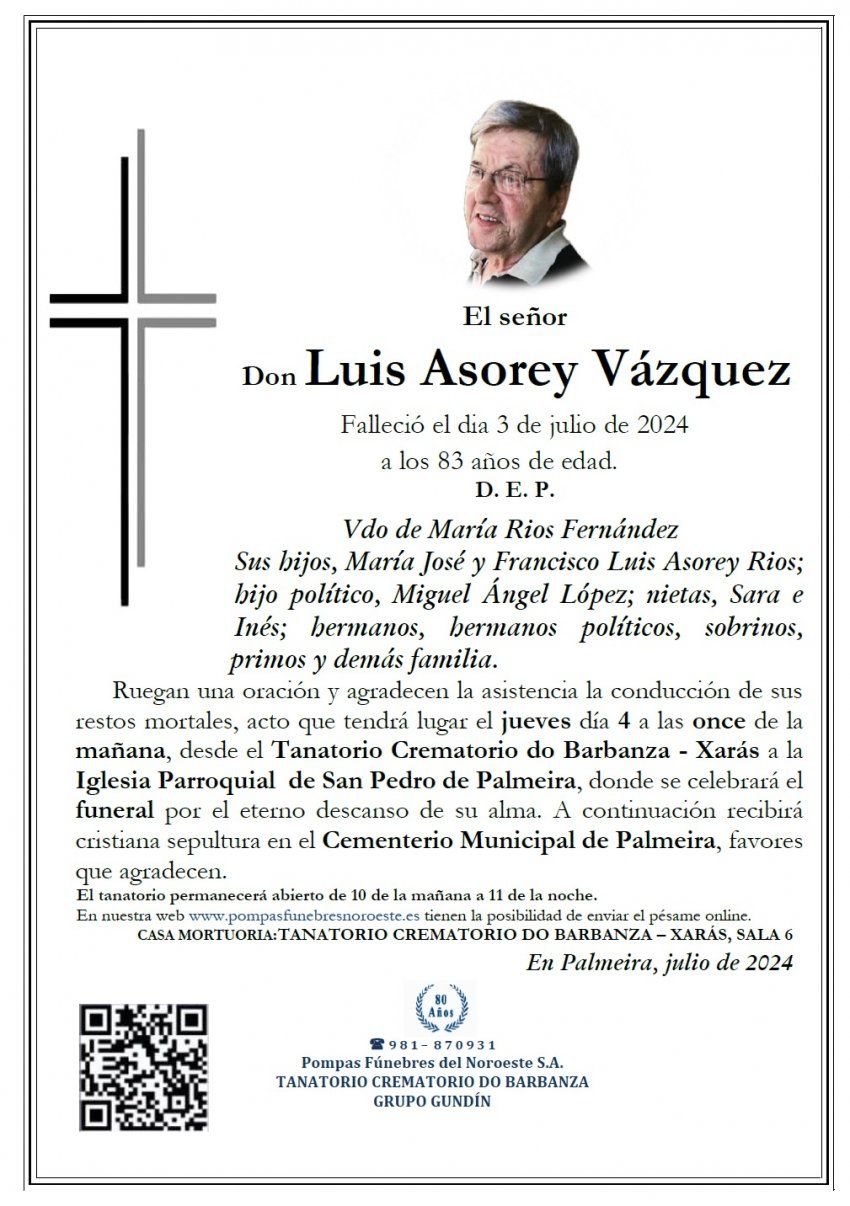 Asorey Vázquez, Luis