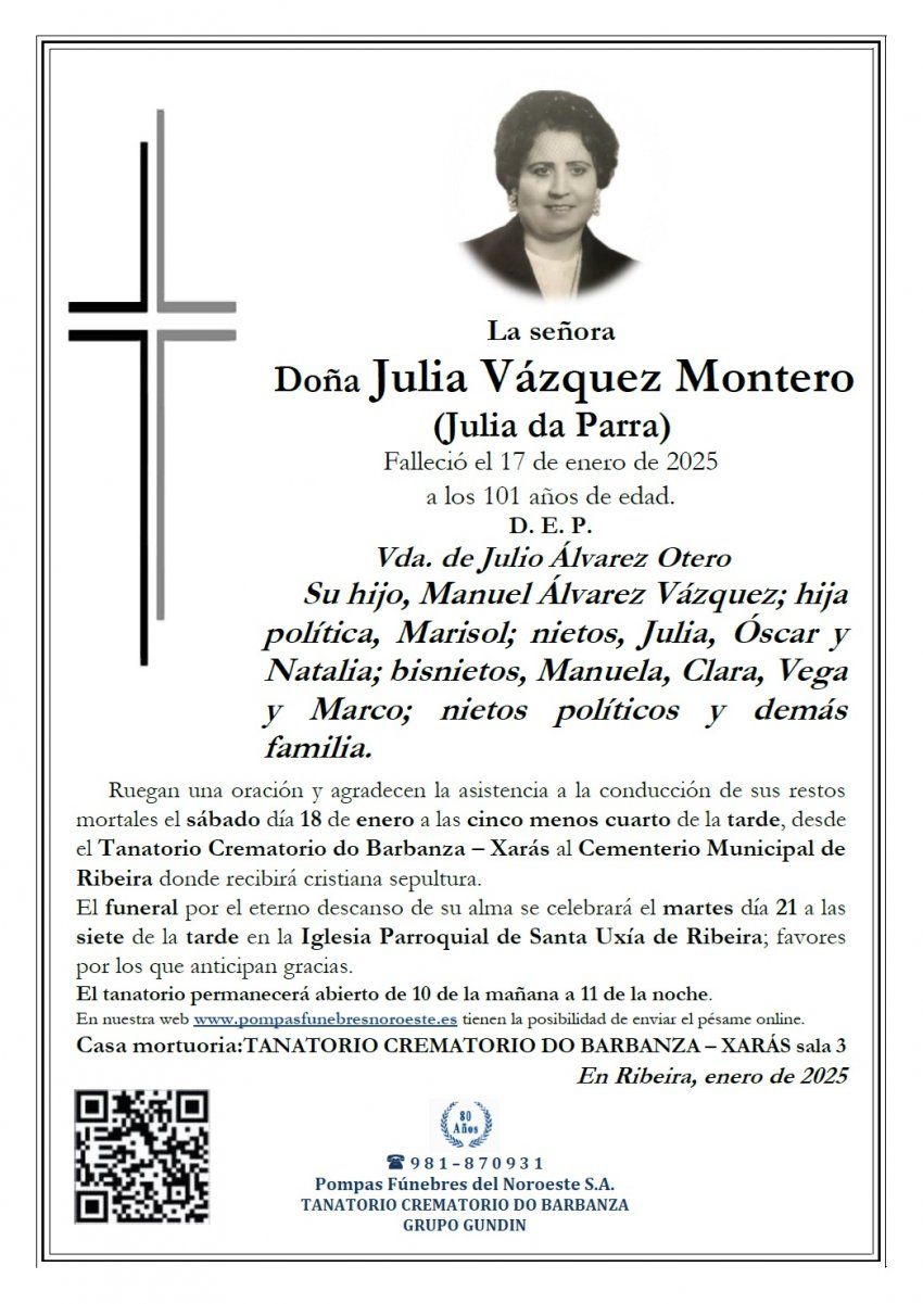 Vázquez Montero, Julia