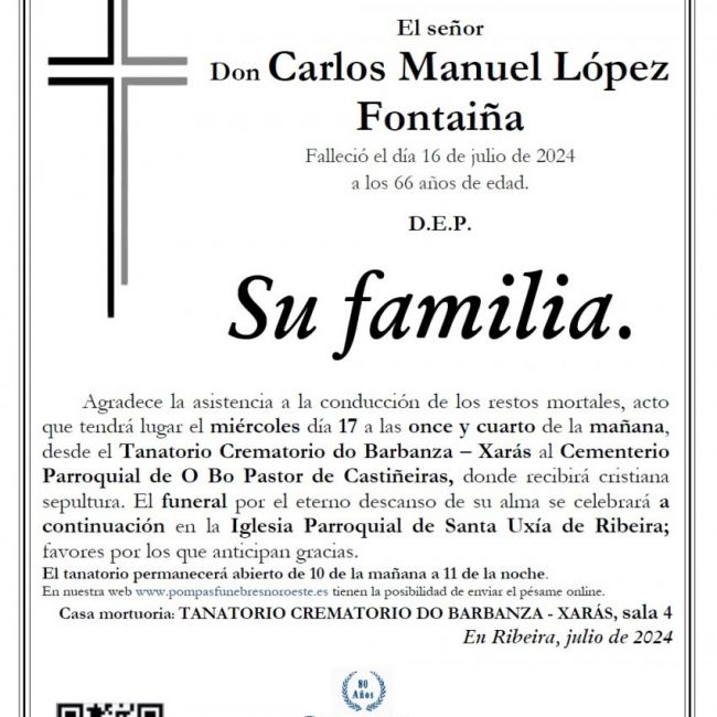 Lopez Fontaiña, Carlos Manuel
