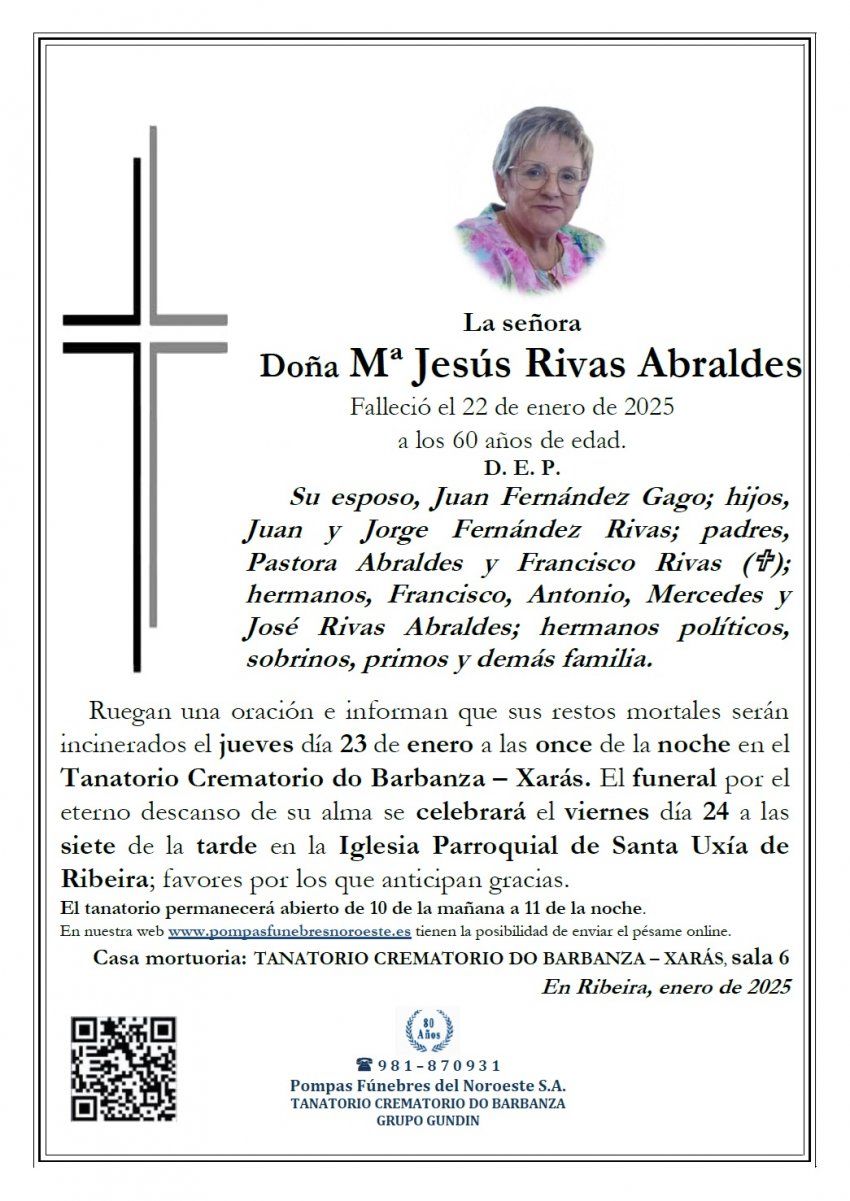 Mª Jesús Rivas Abraldes