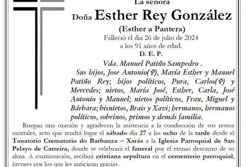 Rey González, Esther