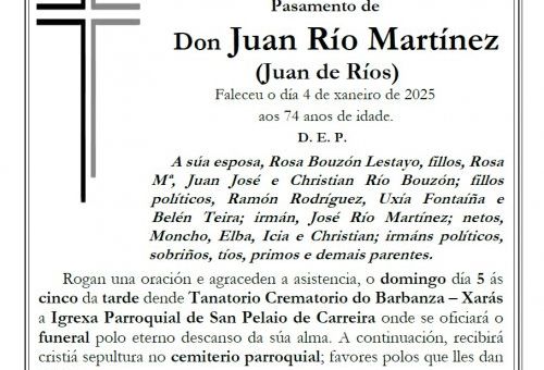 Río Martínez, Juan