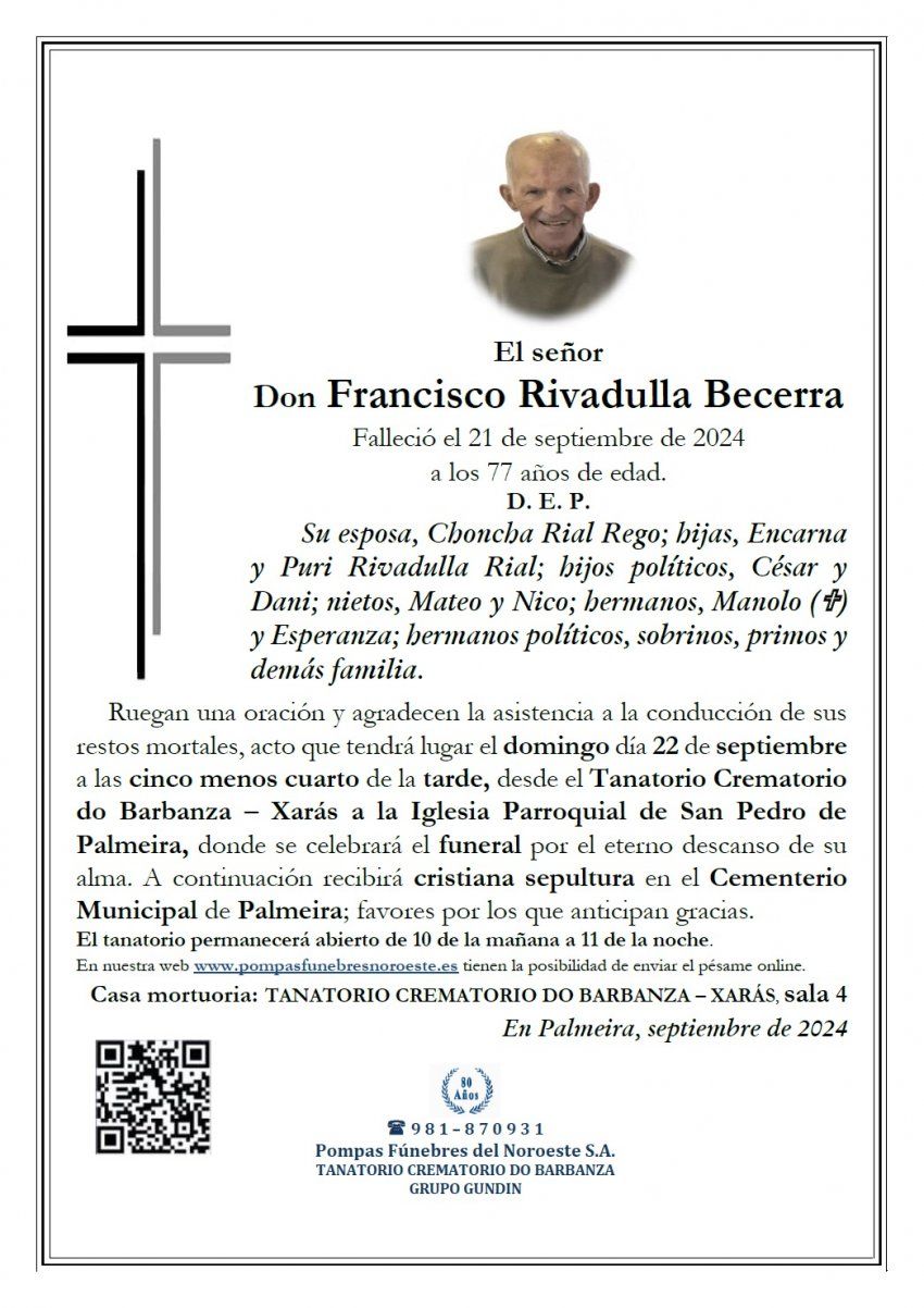 Rivadulla Becerra, Francisco