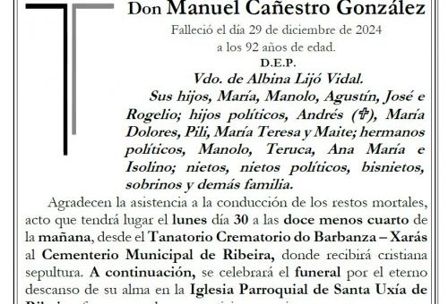 Cañestro Gonzalez, Manuel