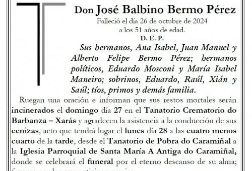 Bermo Perez, Jose Balbino