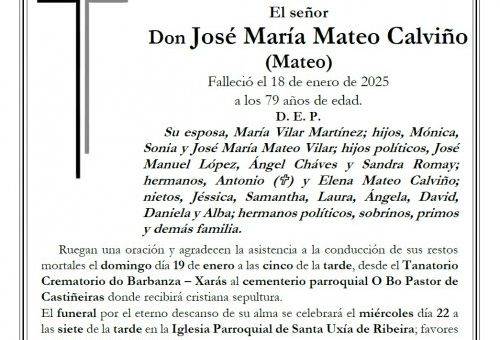 Mateo Calviño, José María