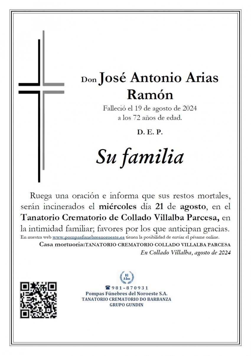 Arias Ramón, José Antonio