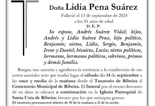 Pena Suárez, Lidia