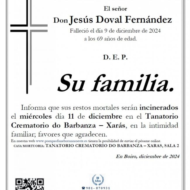 Doval Fernandez, Jesus